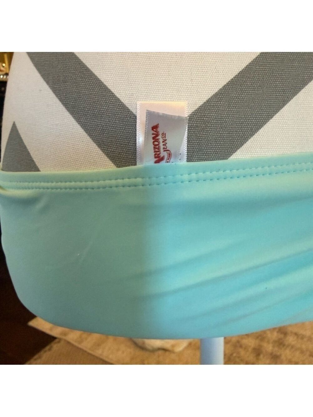 Arizona Women’s Black and Mint Bikini with Pink Trim - Picture 13 of 13